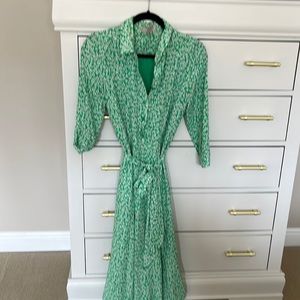 Hobbs midi shirt dress